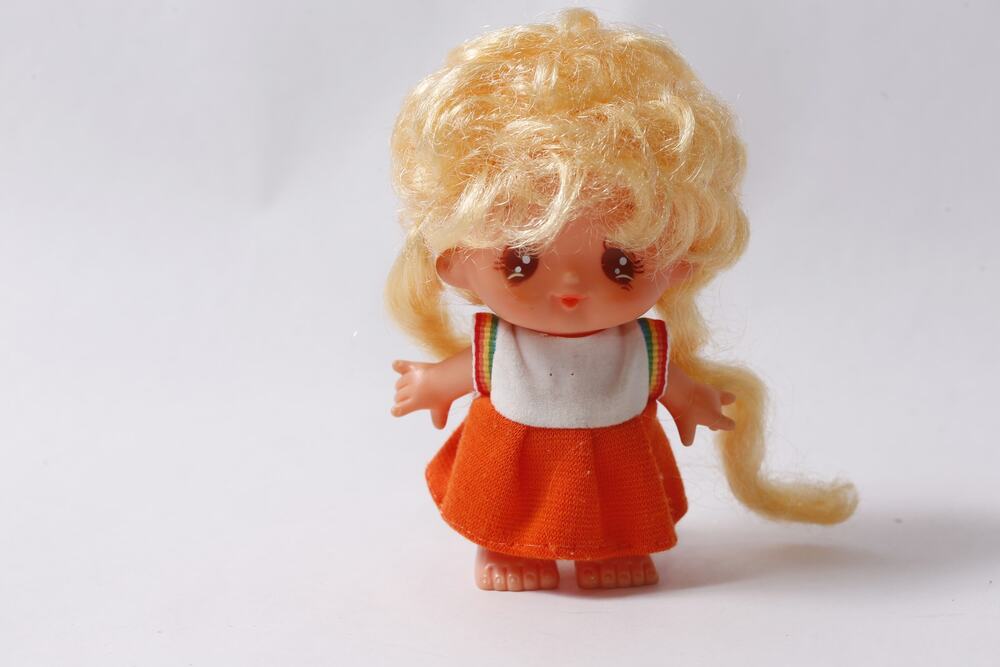 Sekiguchi Vintage Mini Doll Dressed Japanese Collectible Toy Monchhichi Friend